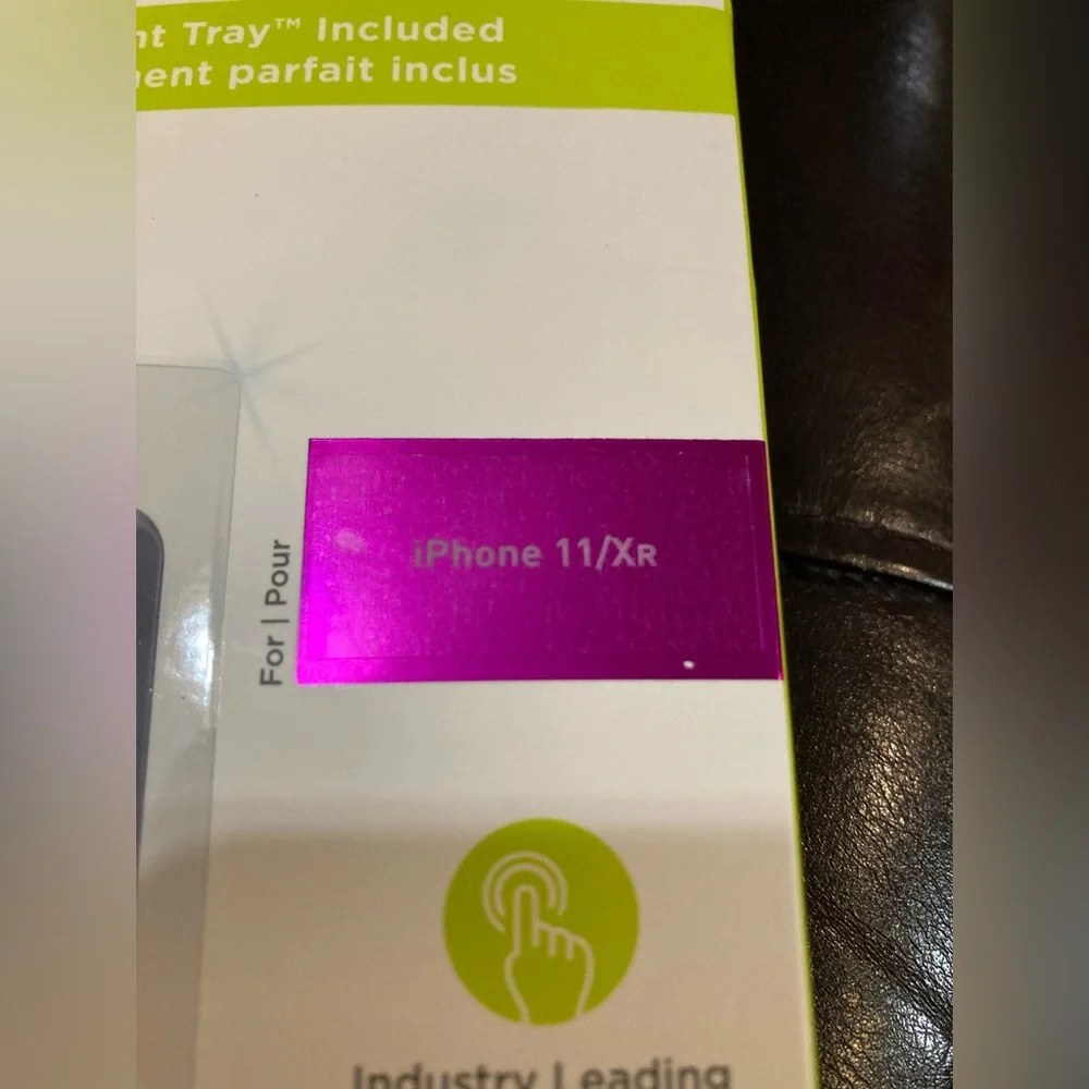 PureGear tempered glass screen protector for iPhone 11/XR
